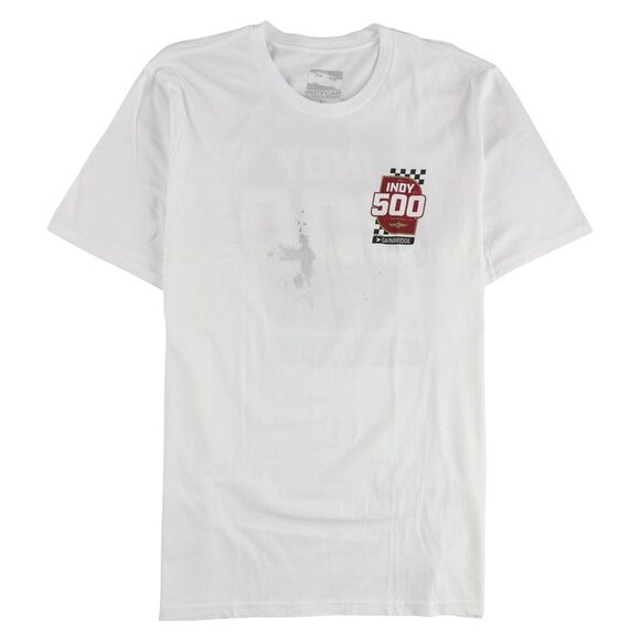 Indy 500 Mens White Event Graphic T-Shirt, white, XL - Picture 1 of 2